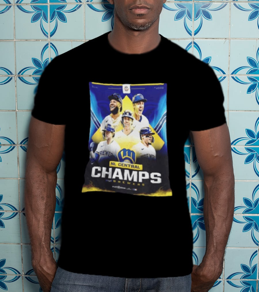 NL Central Champs Brewers Postseason Milwaukee Brewers Fan Gear 2026 T-Shirt