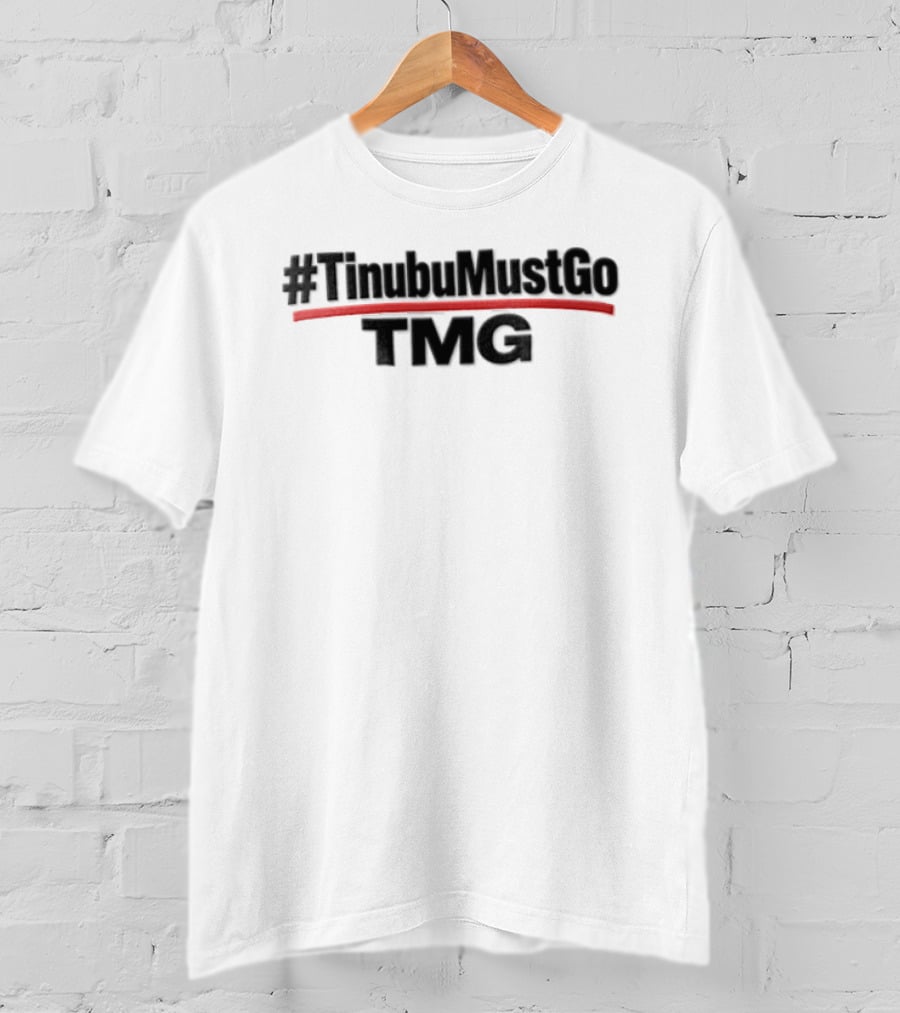 #TinubuMustGo TMG Red Arch Line T-Shirt