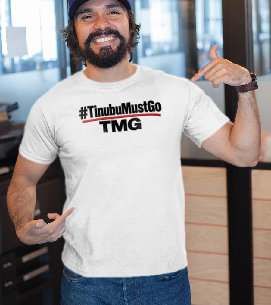 #TinubuMustGo TMG Red Arch Line T-Shirt