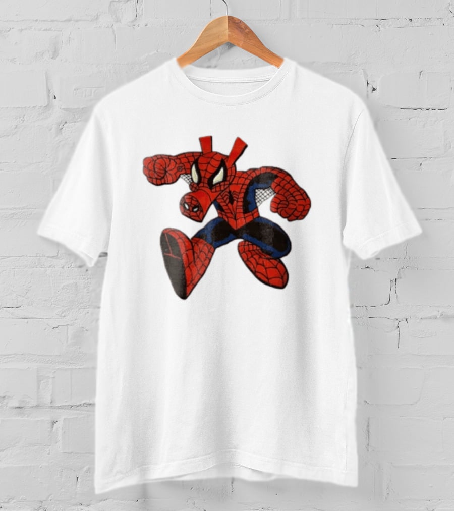 Marvel Comics Cartoon Spider Ham Peter Porker 1986 Pig Suit T-Shirt