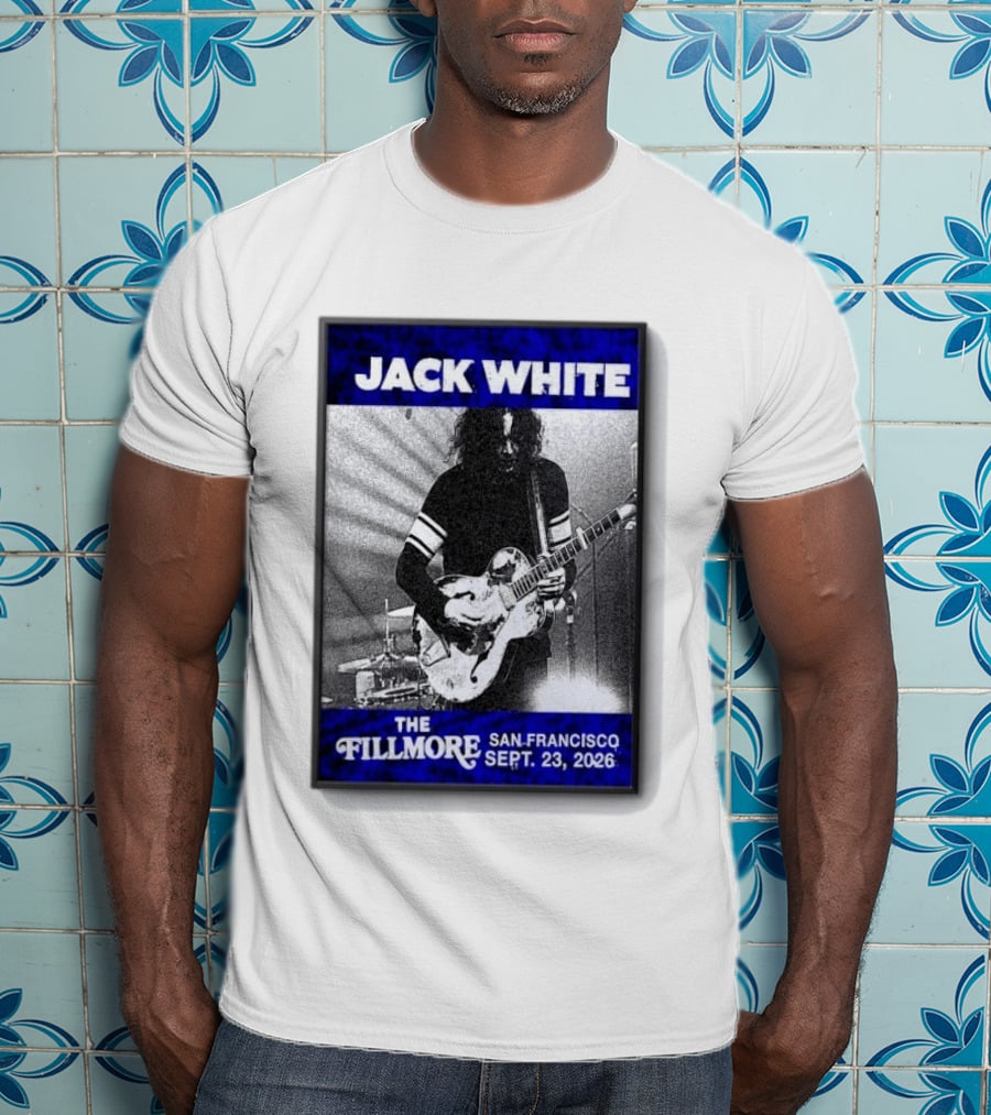 Jack White The Fillmore San Francisco September 23 2026 T-Shirt