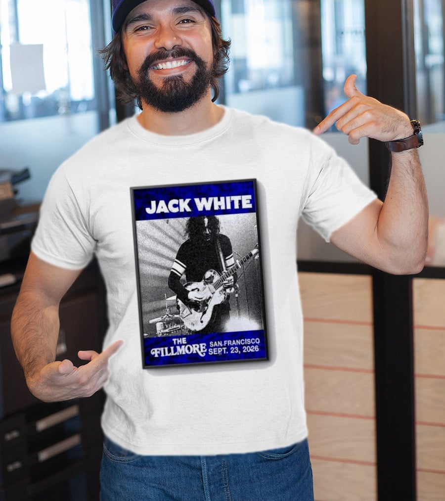 Jack White The Fillmore San Francisco September 23 2026 T-Shirt