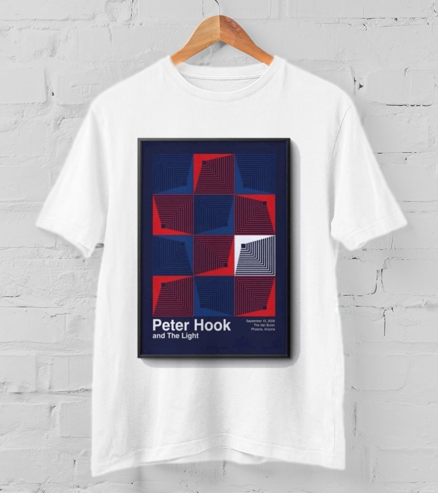 Peter Hook And The Light September 15 2026 The Van Buren Phoenix Arizona T-Shirt