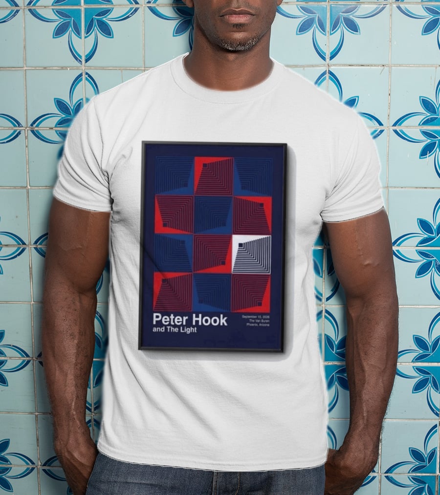 Peter Hook And The Light September 15 2026 The Van Buren Phoenix Arizona T-Shirt