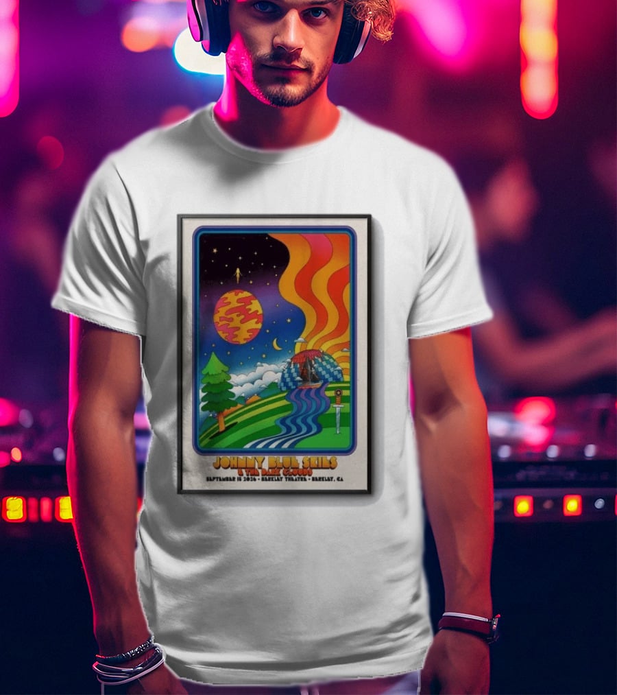 Johnny Blue Skies And The Dark Clouds Berkeley Theatre September 15 2026 Berkeley CA T-Shirt