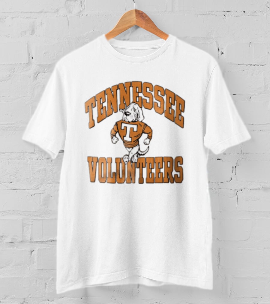 Tennessee Volunteers NCAA Cartoon Hound Dog T-Shirt