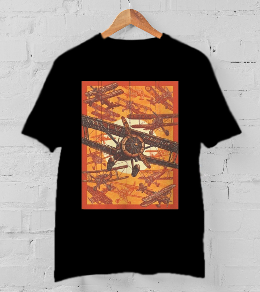 Billy Strings Fall 2026 Luke Martin Denver CO Airplane T-Shirt