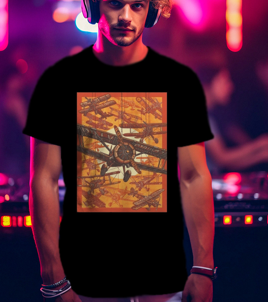 Billy Strings Fall 2026 Luke Martin Denver CO Airplane T-Shirt