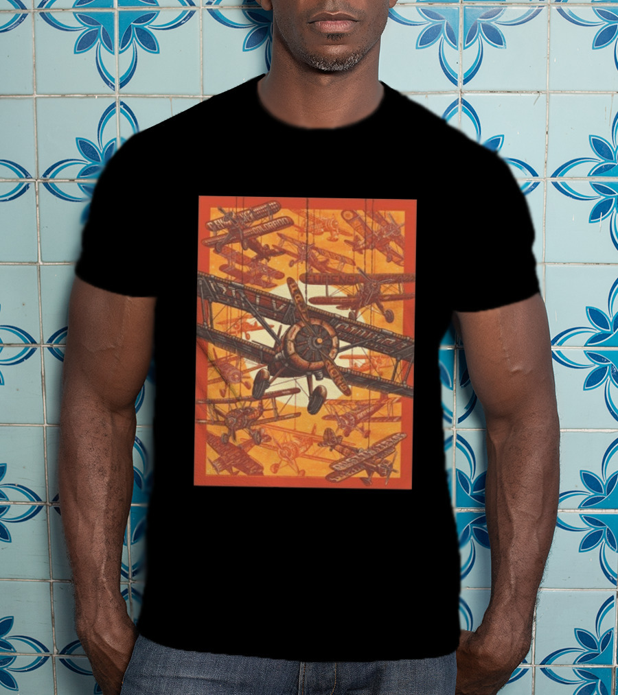 Billy Strings Fall 2026 Luke Martin Denver CO Airplane T-Shirt