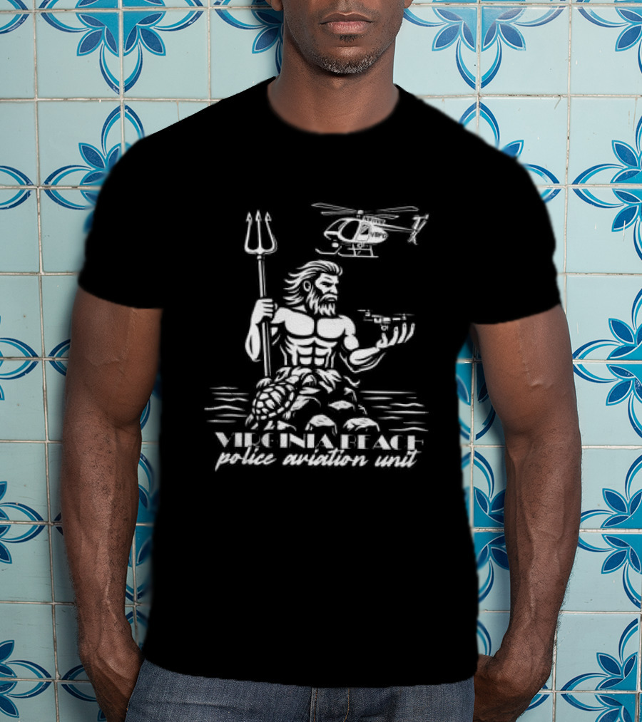 Brotallion Store Virginia Beach Pd Aviation Wflag T-Shirt