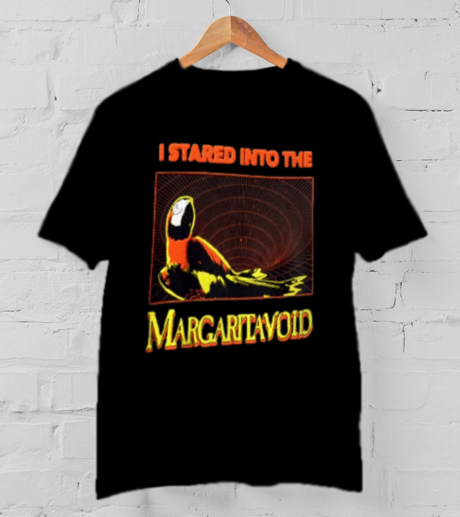 I Stared Into The Margaritavoid Macaw Parrot Psychedelic Journey T-Shirt