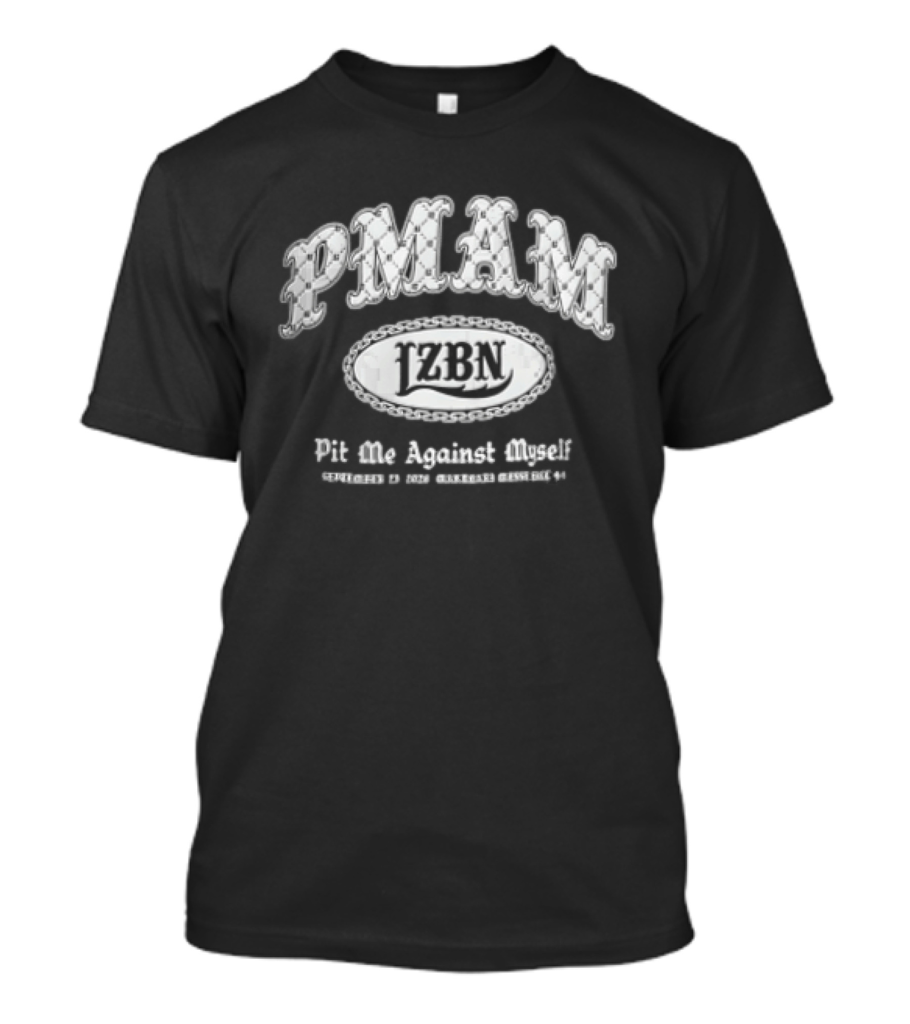 PMAM LZBN Pit Me Against Myself September 23 2026 Makuhari Messe Hall 4 5 Chain Oval Frame Monogram T-Shirt