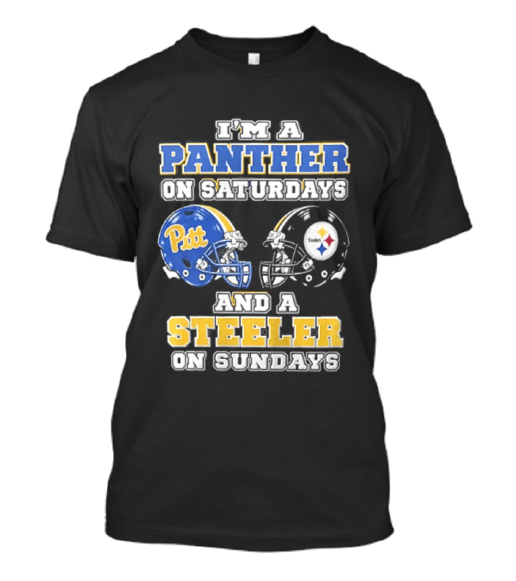 I’m A Panther On Saturdays And A Steeler On Sundays T-Shirt