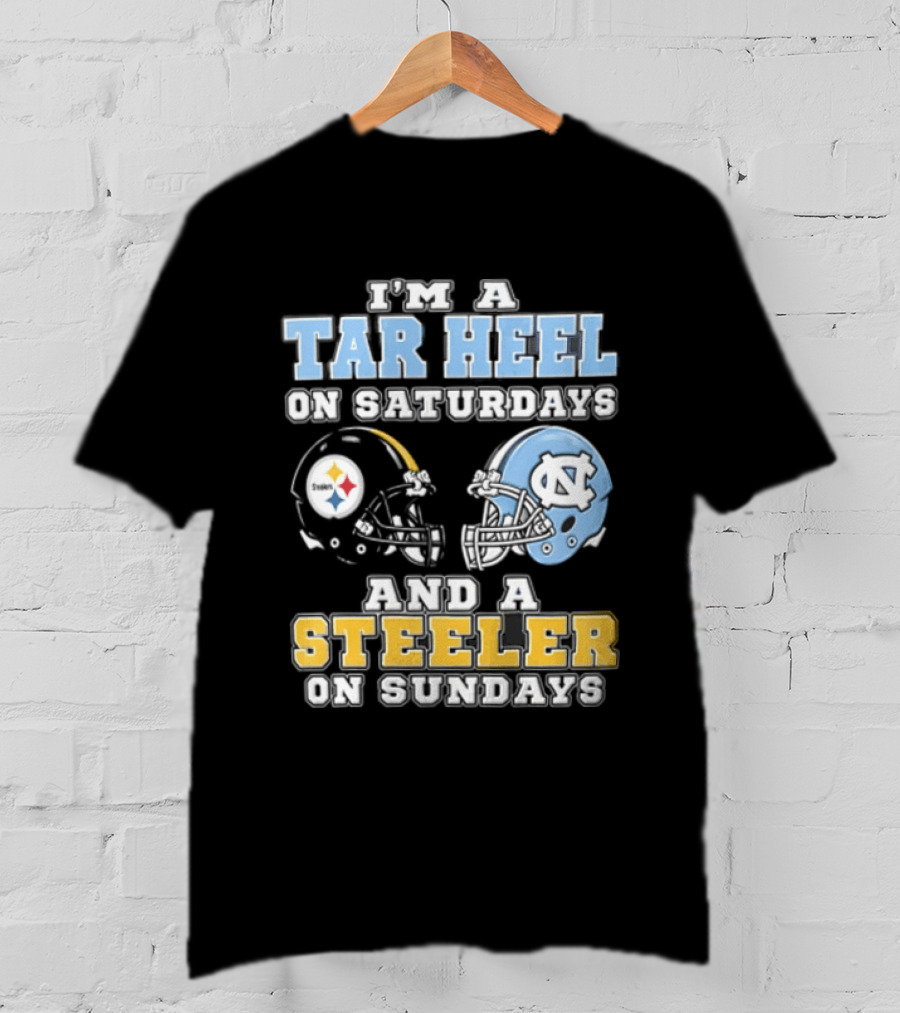 Pitt Panther On Saturdays And Steeler On Sundays Football Team Spirit T-Shirt