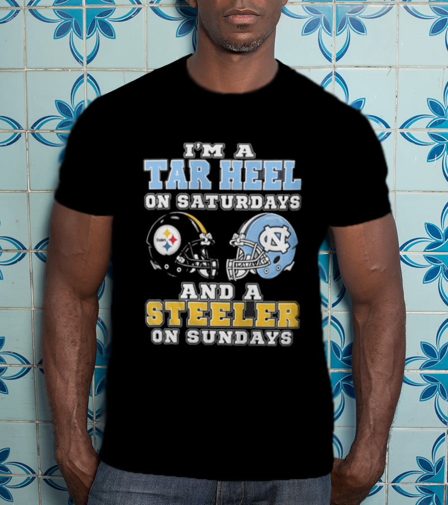 Pitt Panther On Saturdays And Steeler On Sundays Football Team Spirit T-Shirt