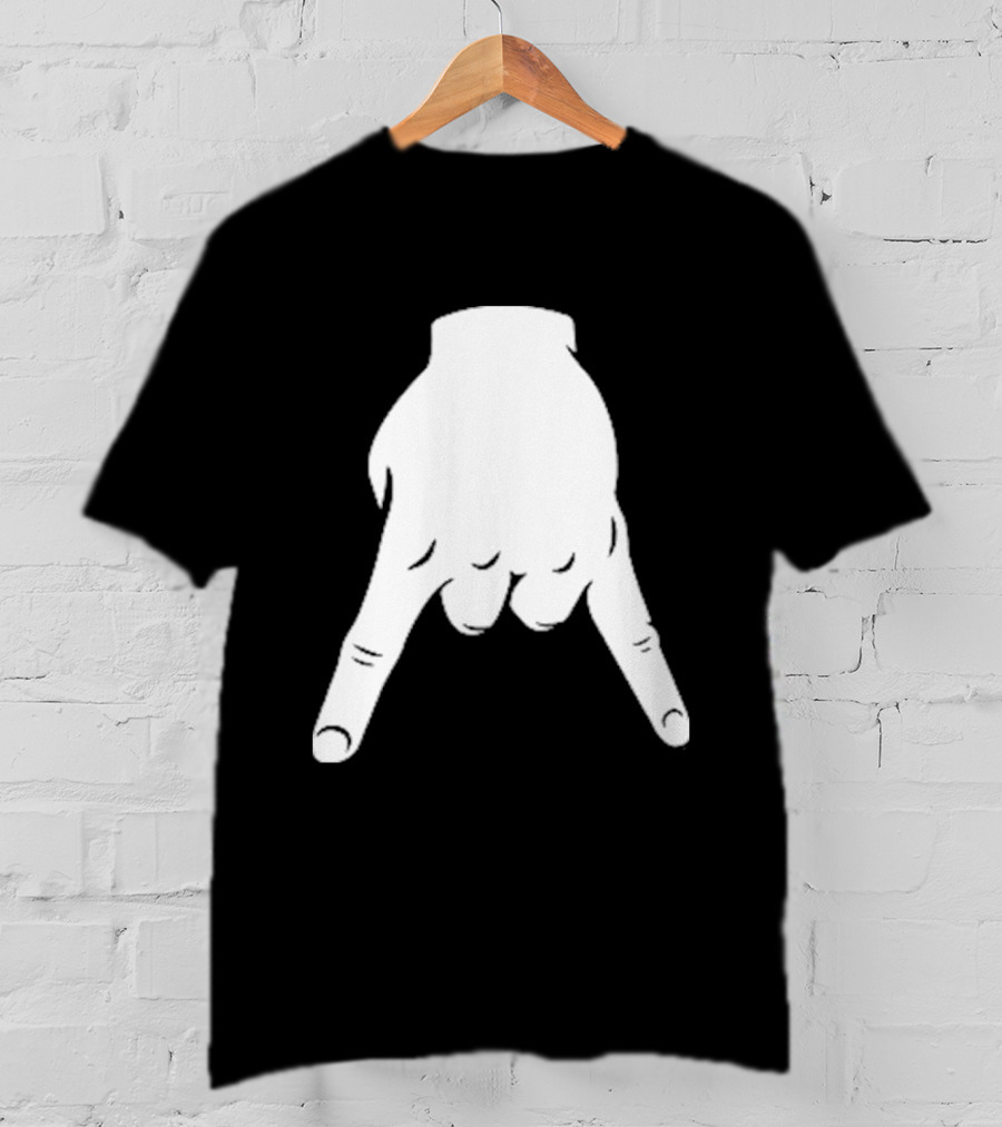 Horns Down Hand Gesture Texas Rivalry Sports Fan T-Shirt