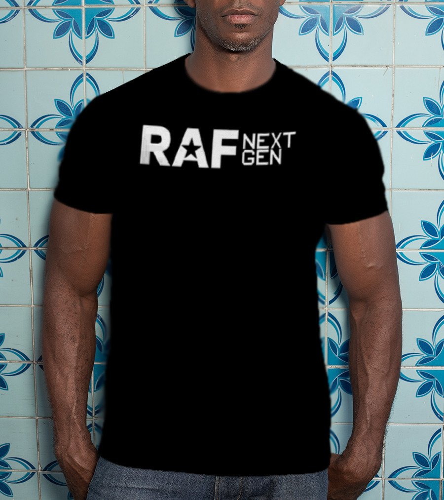 Raf Next Gen Star Inside Letter A Block Lettering T-Shirt