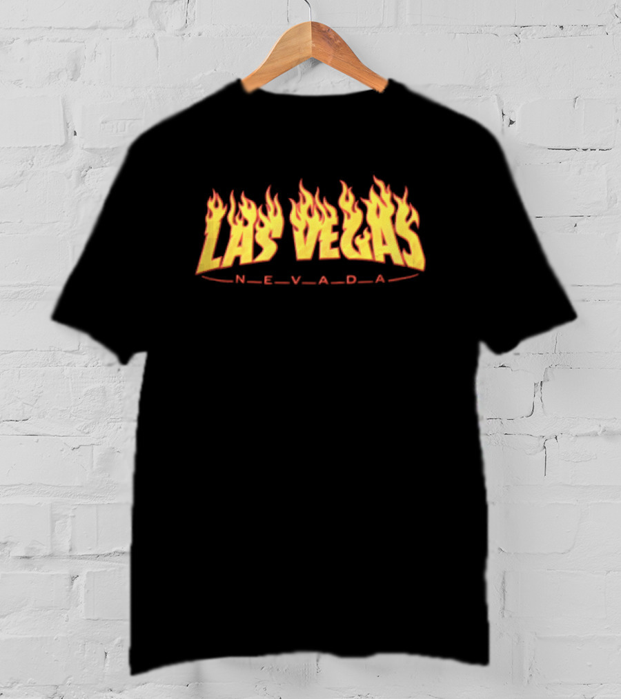 Las Vegas Nevada Flames Fiery Red T-Shirt