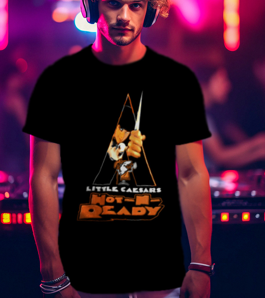 Little Caesars Hot N Ready A Work Orange Pizza Fusion T-Shirt