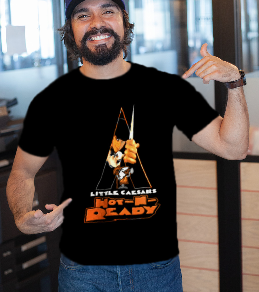 Little Caesars Hot N Ready A Work Orange Pizza Fusion T-Shirt