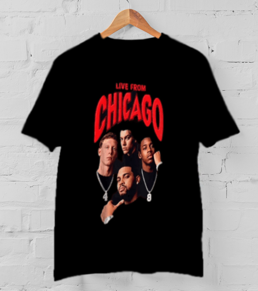 Live From Chicago Basketball Stars T-Shirt