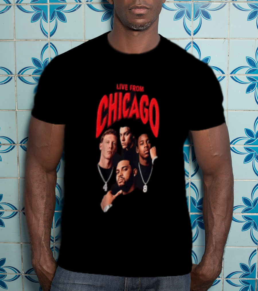 Live From Chicago Basketball Stars T-Shirt