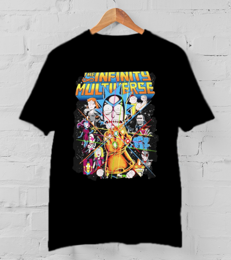 The Infinity Multiverse Crossover Characters Bejeweled Glove T-Shirt