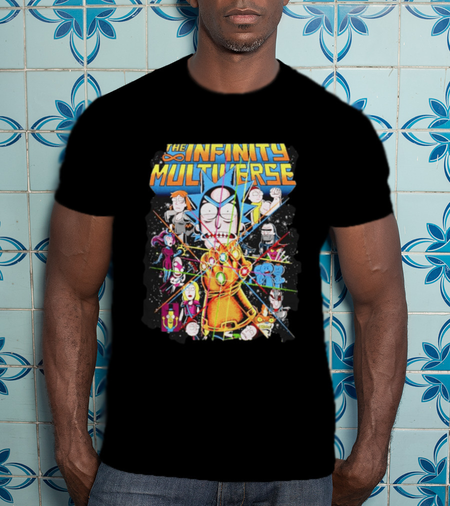 The Infinity Multiverse Crossover Characters Bejeweled Glove T-Shirt