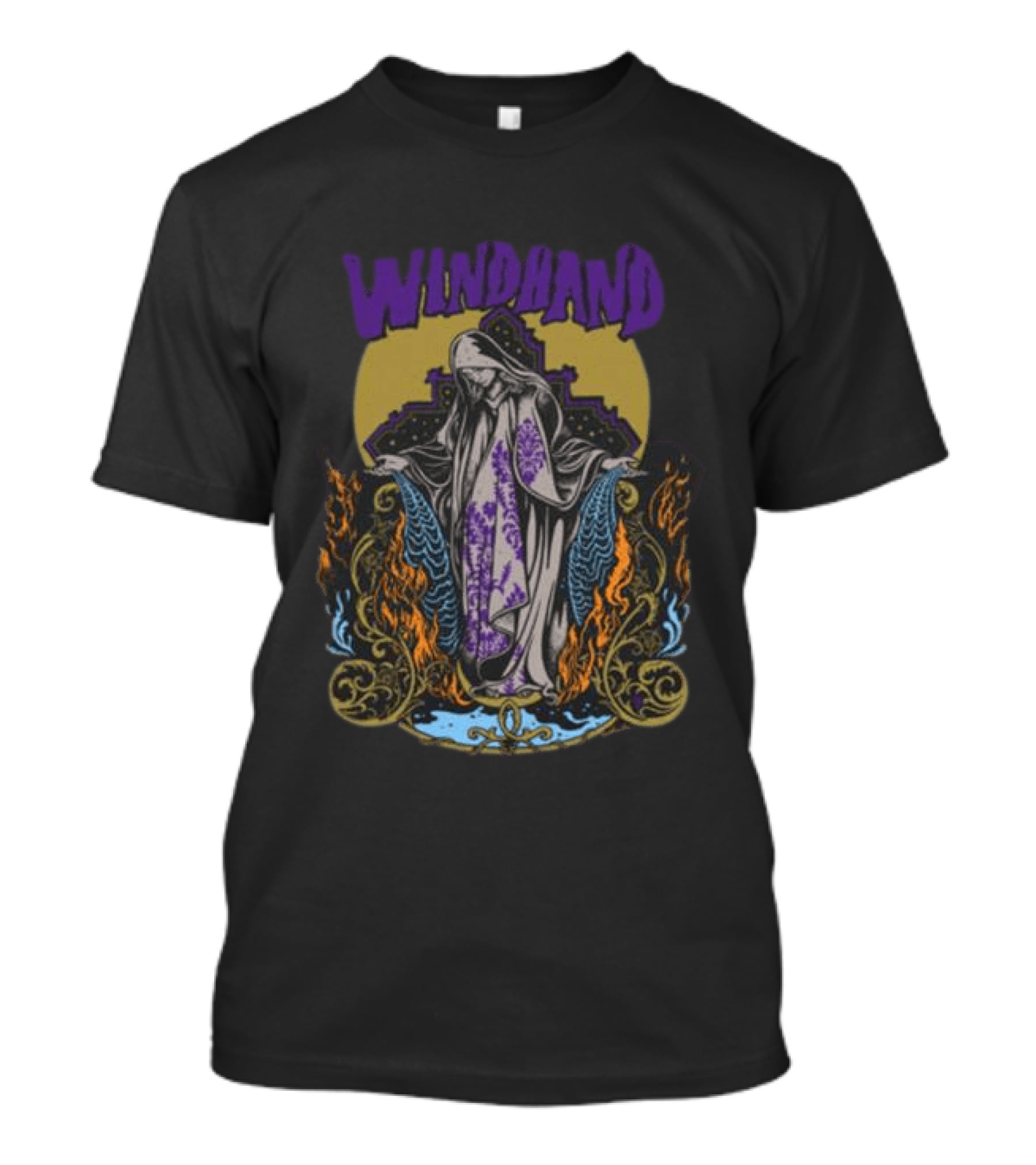 Windhand La Llorona Gothic Artwork Flame T-Shirt