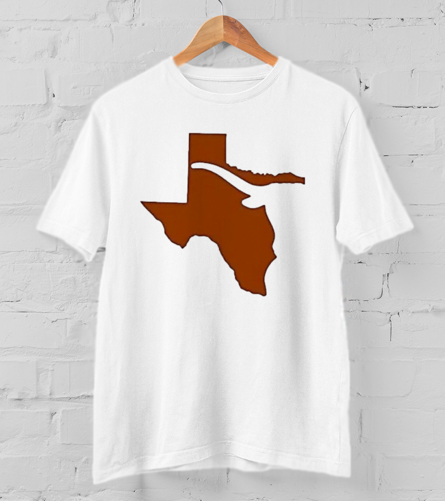 Texas State Longhorn Steer Original Orange T-Shirt