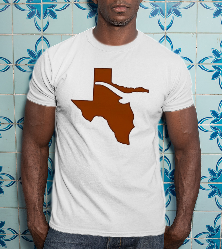 Texas State Longhorn Steer Original Orange T-Shirt