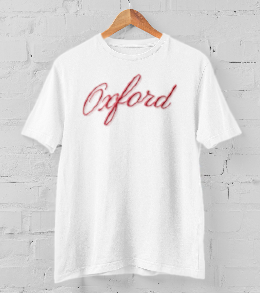 Oxford Red Calligraphy Mississippi State Fan T-Shirt