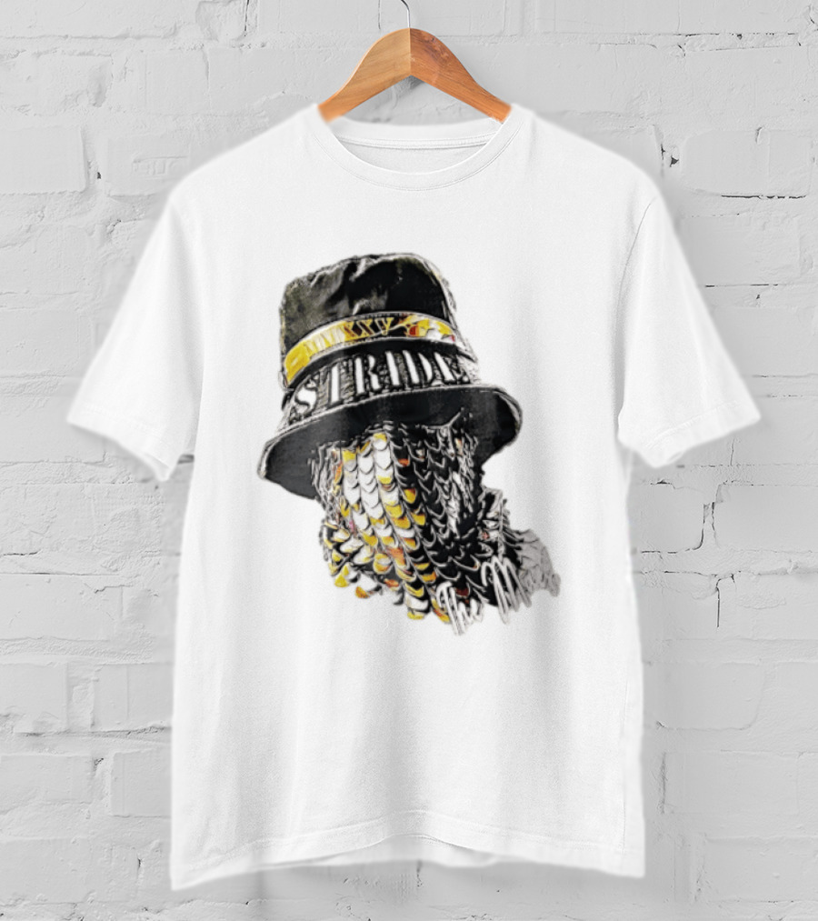 Strides Mmxxv Magpie Bucket Hat Golden Feather Mask T-Shirt