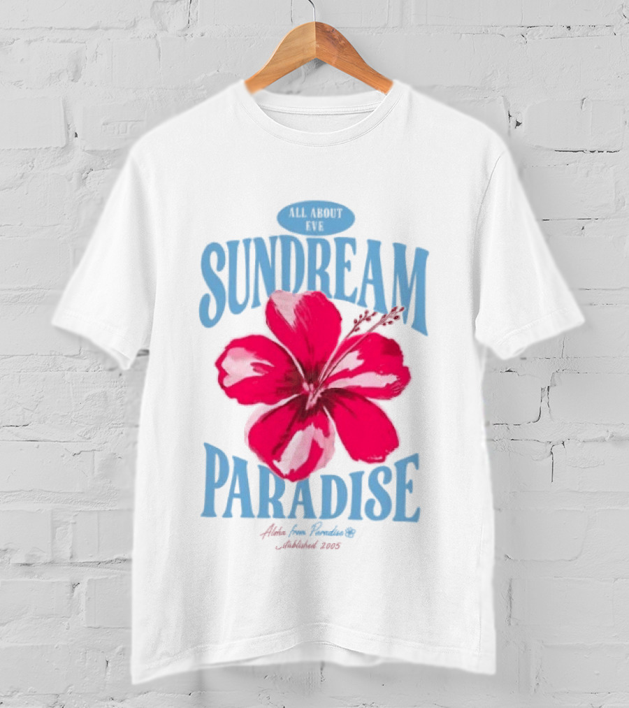 Sundream Paradise Hibiscus Aloha For Relaxing Established 2005 T-Shirt