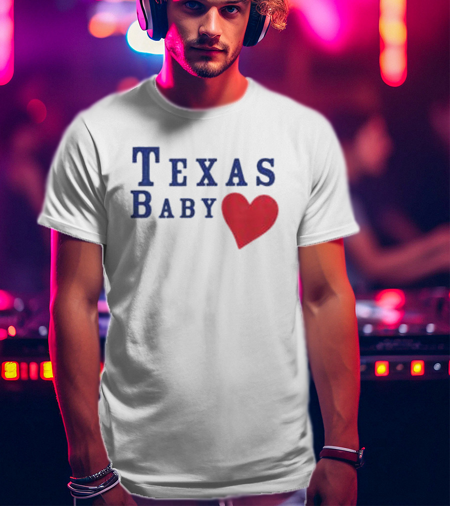Susannah Joffe Store Texas Baby Heart Tank T-Shirt