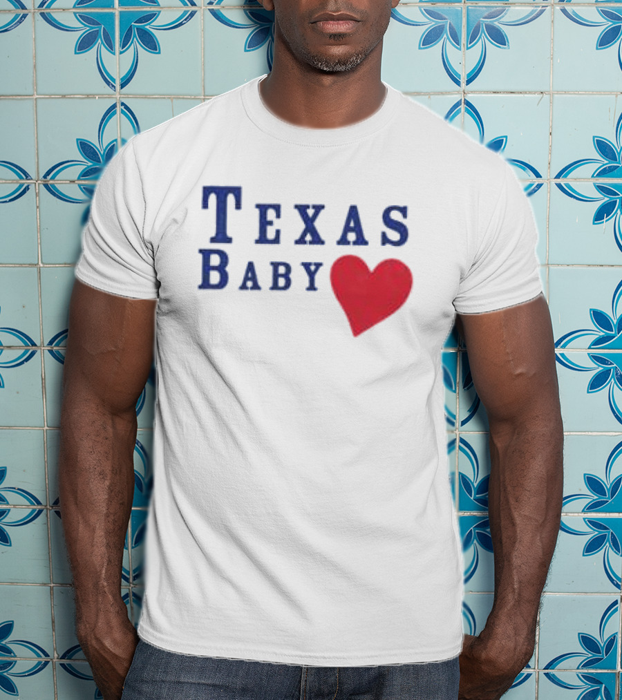 Susannah Joffe Store Texas Baby Heart Tank T-Shirt