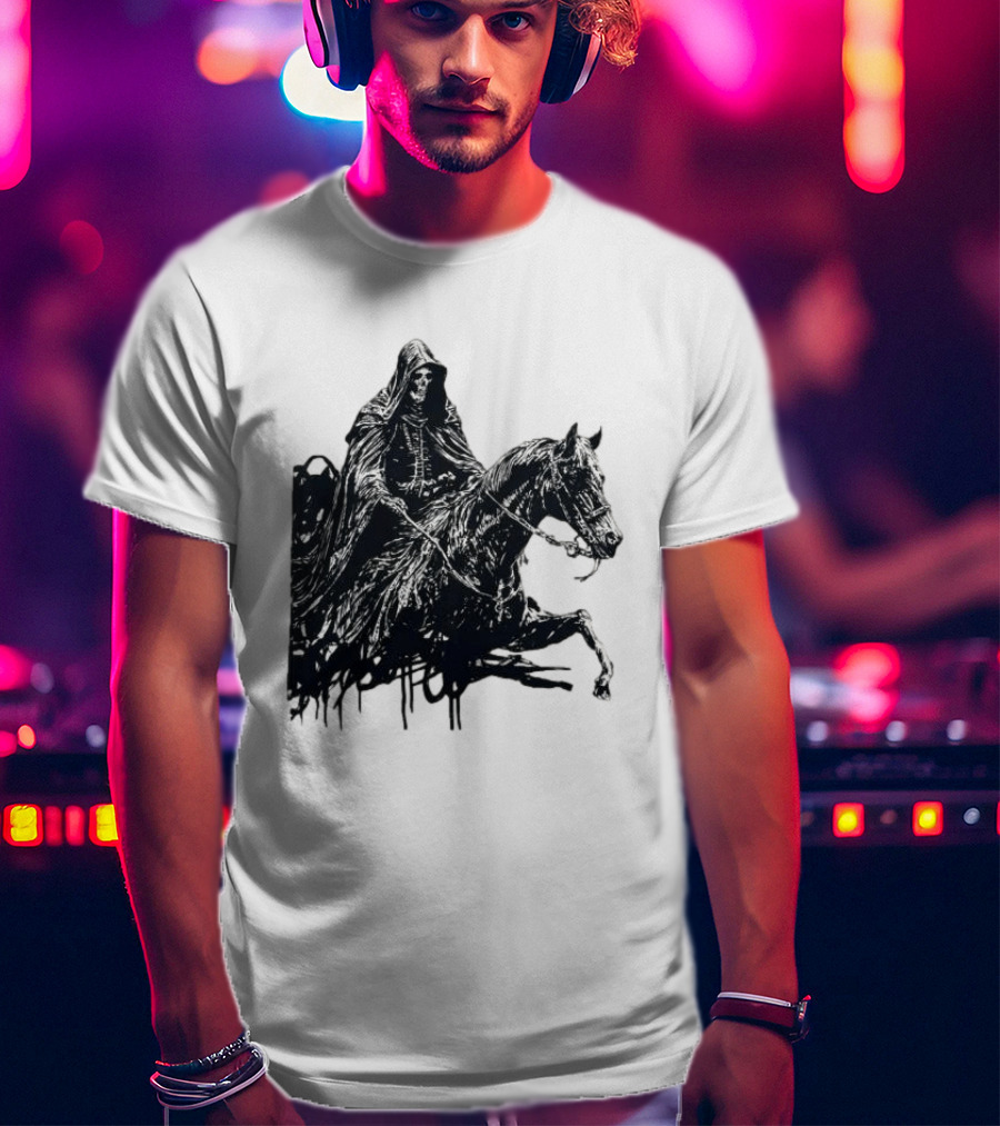 A7x World Store Total Surrender Grim Reaper Horseman T-Shirt