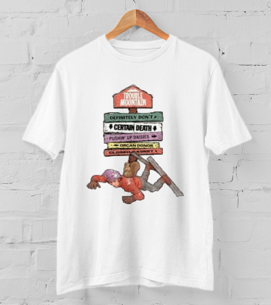 Aesop Rock X Blockhead Trouble Mountain Certain Death Orcan Donor T-Shirt