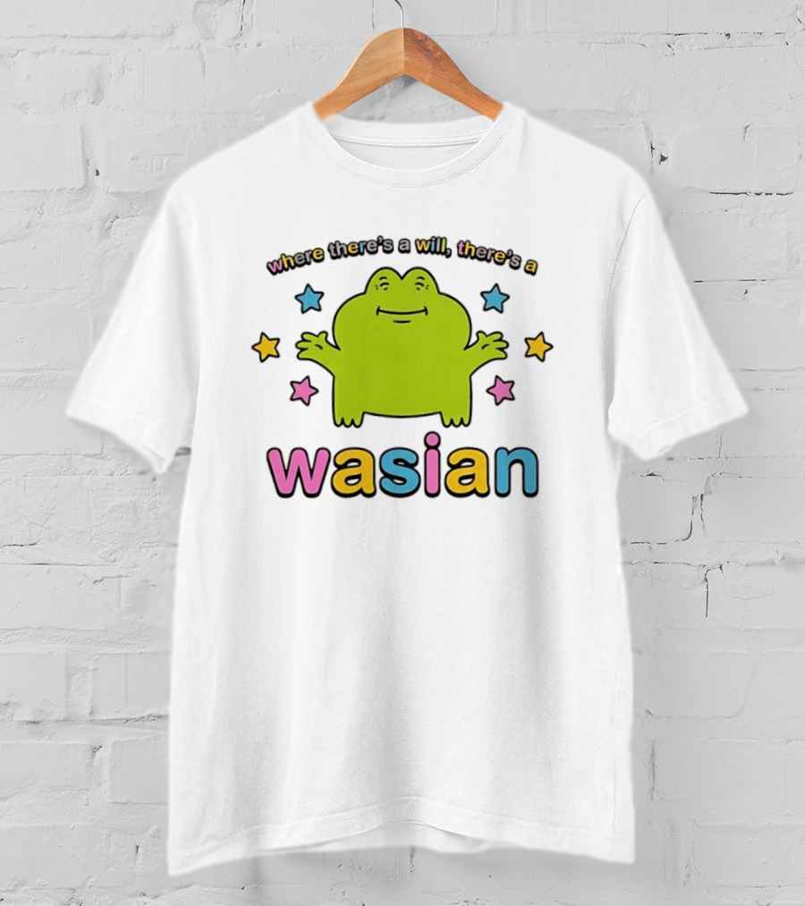 Frog Where There's A Will There's A Wasian Stars T-Shirt