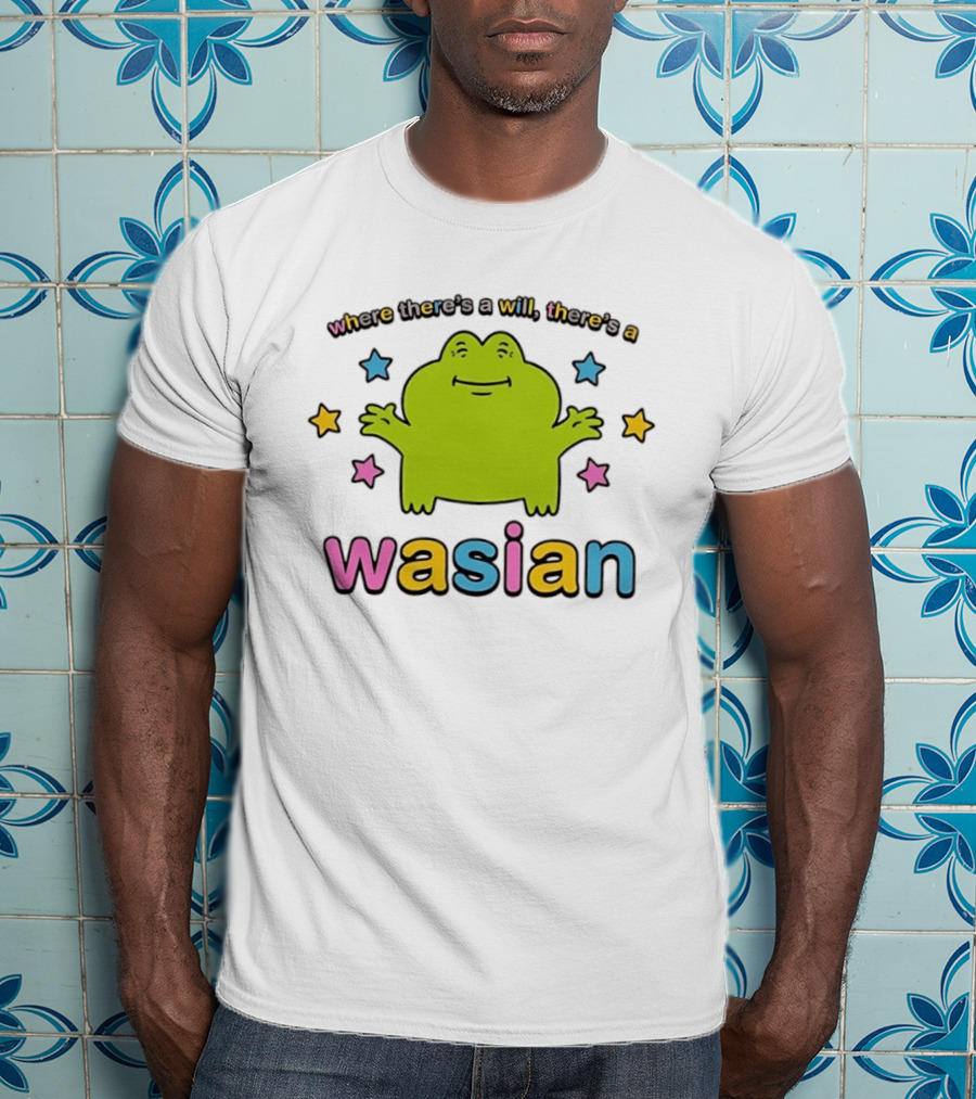 Frog Where There's A Will There's A Wasian Stars T-Shirt