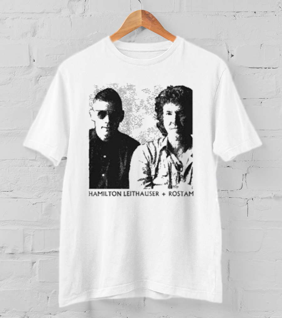 HAMILTON LEITHAUSER ROSTAM Black And White Photo Duo T-Shirt