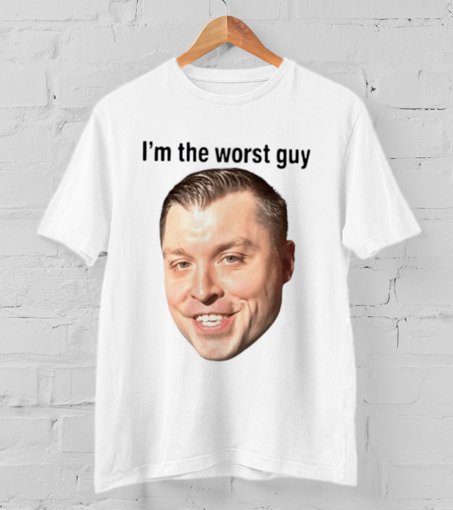Jimmy Failla I'm The Worst Guy Big Head Face Meme T-Shirt