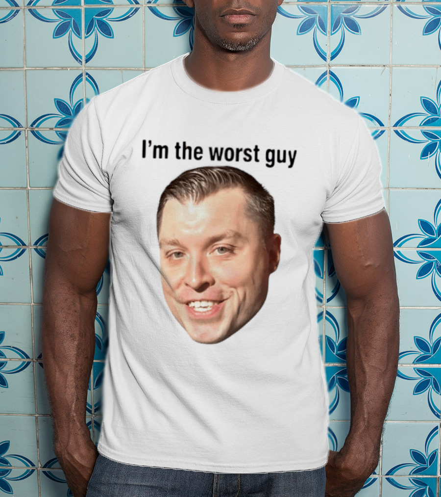 Jimmy Failla I'm The Worst Guy Big Head Face Meme T-Shirt
