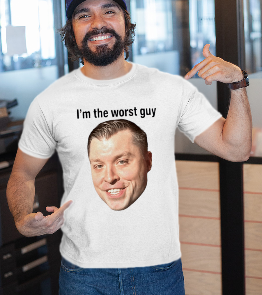 Jimmy Failla I'm The Worst Guy Big Head Face Meme T-Shirt