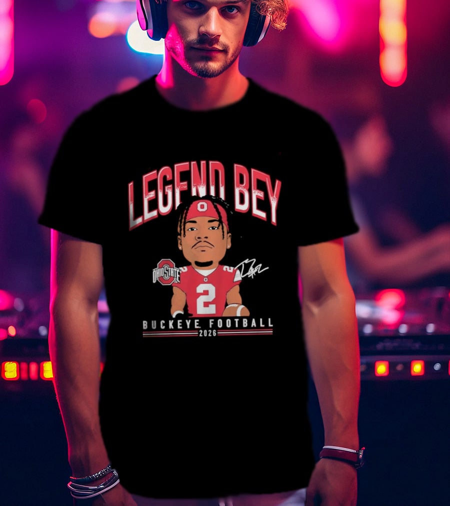 Legend Bey No 2 Ohio State Buckeye Football 2026 T-Shirt