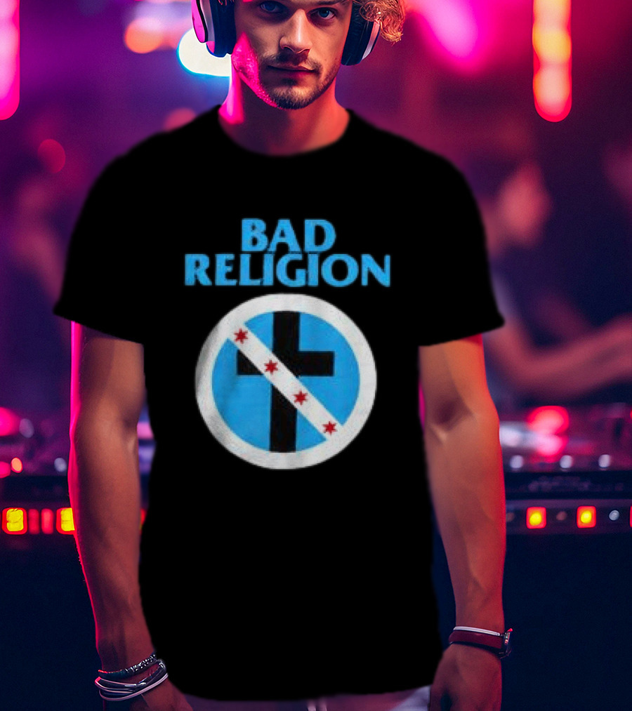 Bad Religion Store Riot Fest Chicago T-Shirt
