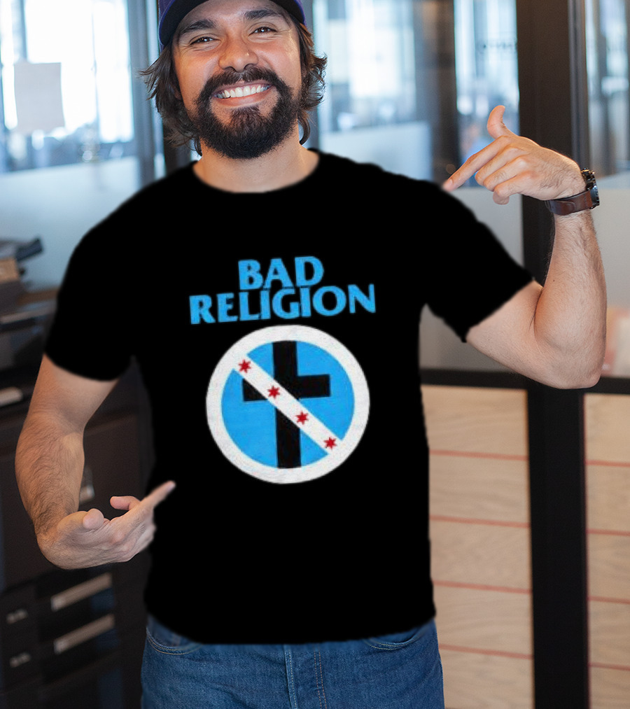 Bad Religion Store Riot Fest Chicago T-Shirt