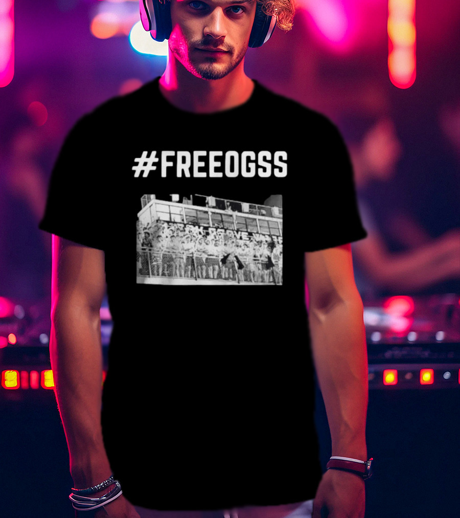 #FREEOGSS Oak Grove High School Sports Stadium Crowd T-Shirt