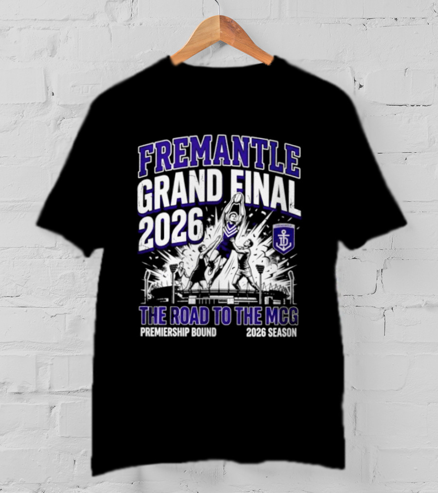 Fremantle Grand Final 2026 Road To The MCG AFL Dockers T-Shirt