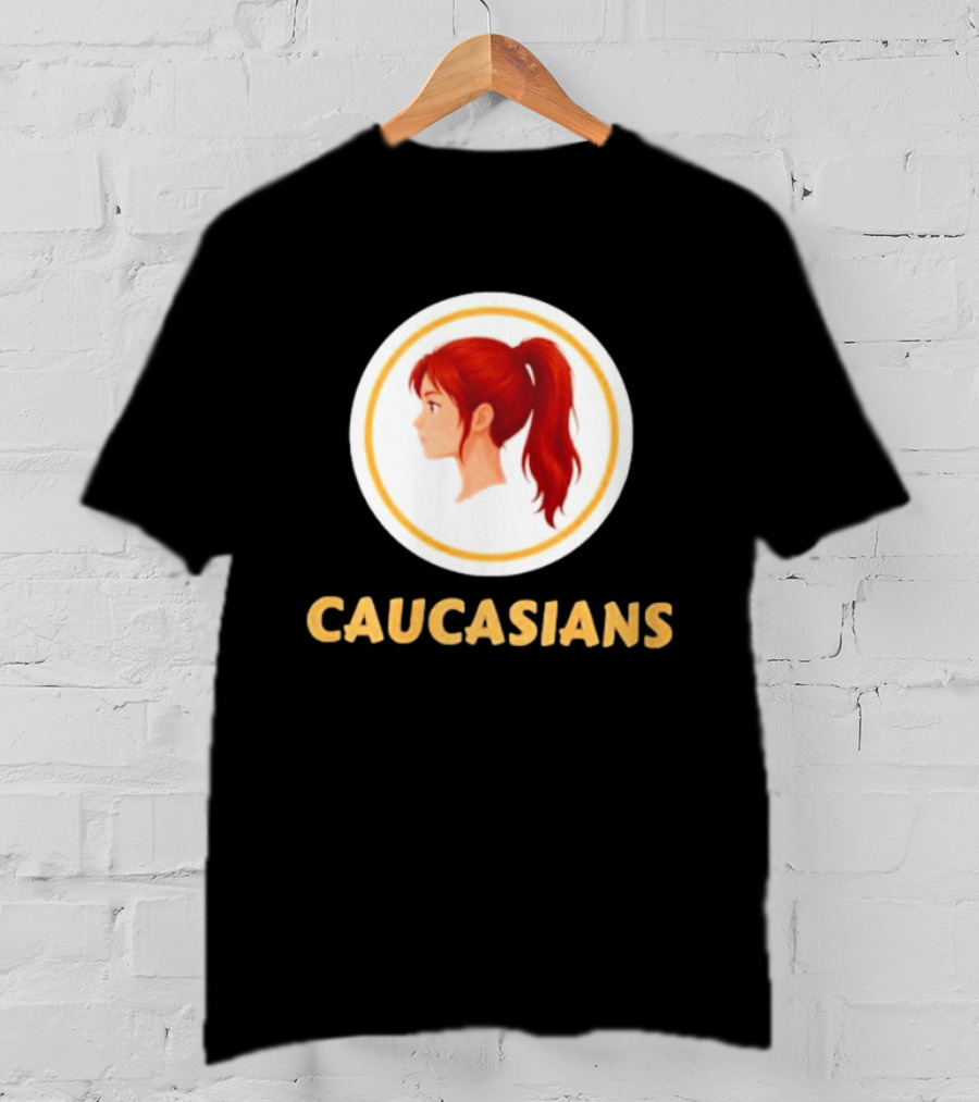 Caucasians Redhead Ponytail Profile T-Shirt